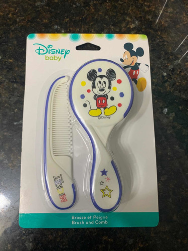 Set De Peine Y Cepillo Para Bebé De Mickey Mouse