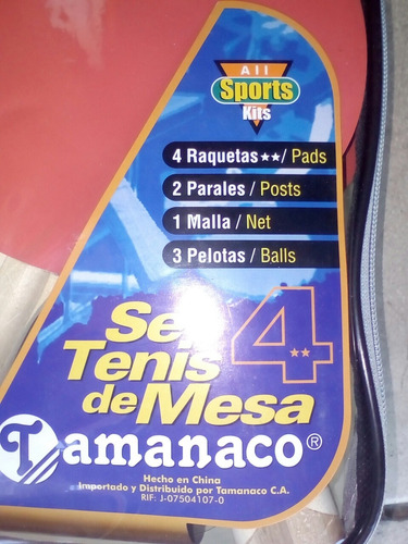 Set De Ping Pong Tamanaco