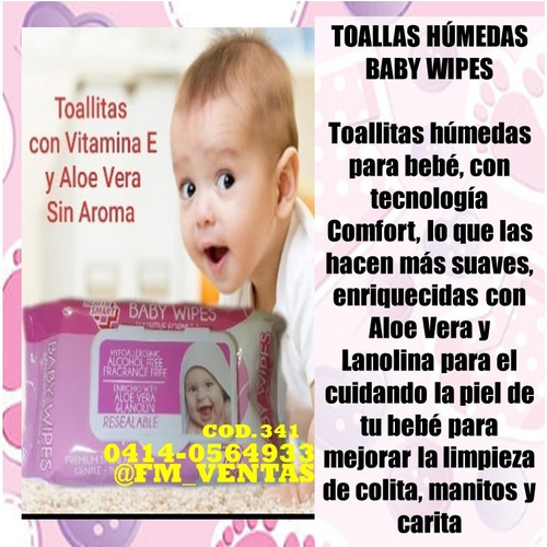 Toallitas Humedas Para Bebe Importadas De Eeuu