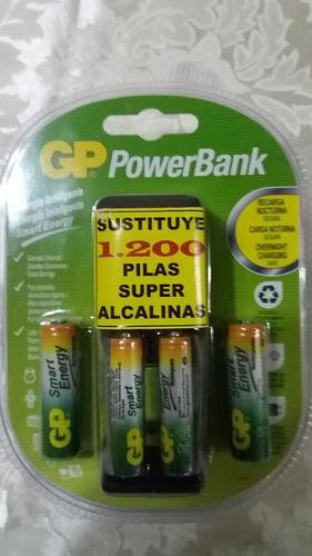 oferta) Cargador De Baterias Recargables Gp Power Bank