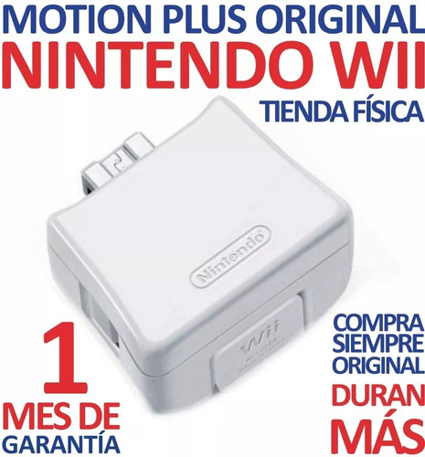 2 Motion Plus Color Blanco Original Nintendo Wii (6v)