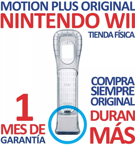 2 Wii Motion Plus Blanco Con Protector Silicón Original (8v