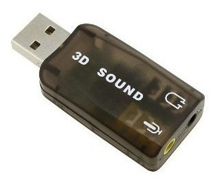 Adaptador Tarjeta Sonido Audio Usb 3d 5.1 Virtual Pc Laptop