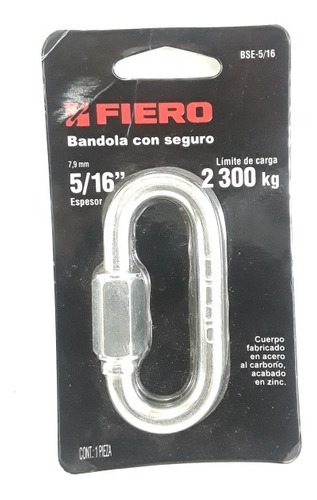 Bandola Con Seguro Fiero