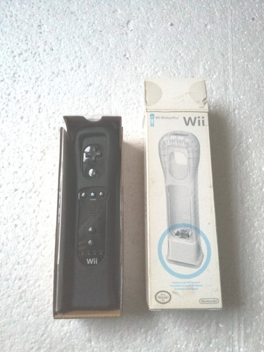 Control Wii Motion Plus + Wii Nunchuck - Negros