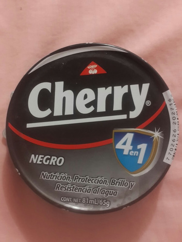 Crema De Zapato Negra Cherry 4 En 1 Original