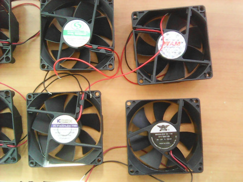 Fan Cooler O Extrator Ventilador Calor Para Pc 12v De 80mm