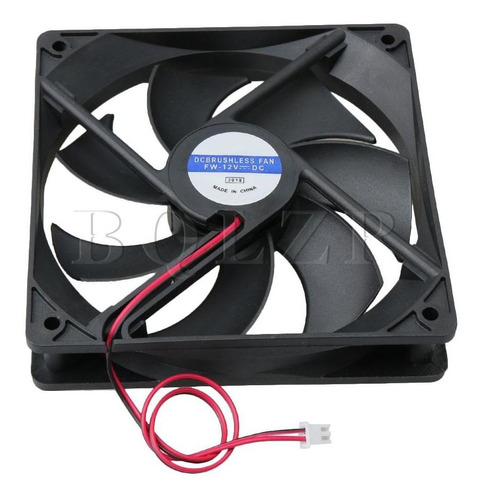 Fan Cooler Ventilador 12cm 2 Pines 12v Pc Case Rack