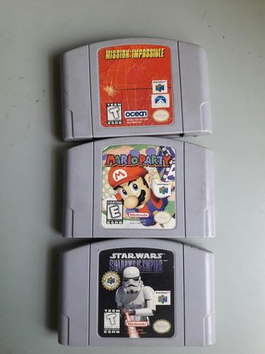 Juegos De N64 Mario Party, Star Wars, Misión Imposible
