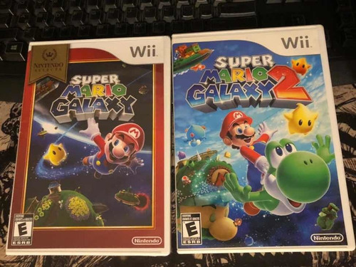 Juegos Wii Wiiu Super Mario Galaxy 1 Y 2