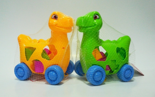 Juguete Didactico Bebe Dinosaurios Con Formas Para Armar