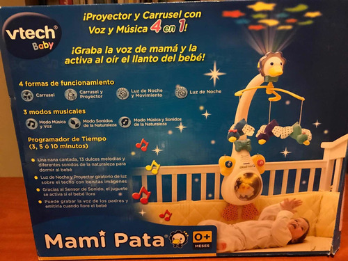 Movil Electrónico Mama Pato Con Luces Y Melodías Sin