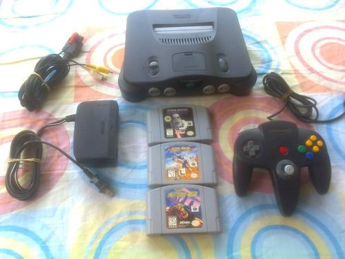 Nintendo 64 Con 3 Juegos