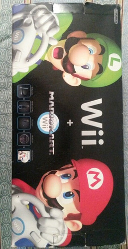 Nintendo Wii Edicion Mario Kart. Consola De Color Negro Leer