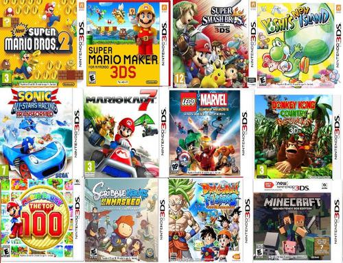 Pack De Juegos Digitales Nintendo 3ds / 2ds