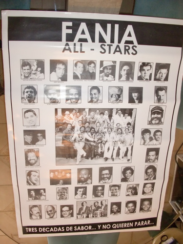 Afiche Fania All Stars Tamaño 100x70 (5v) (it152)