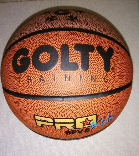Balon Basket #5 Golty Cuero 2 Tonos