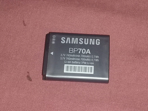 Batería Recargable Samsung Bp70a Cámara 3.7v 700ma Li-ion