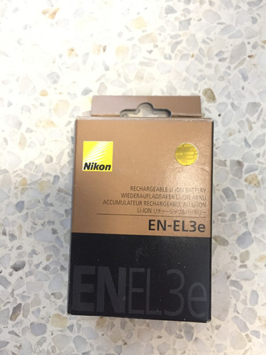 Bateria Nikon En-el3e Recargable Li-ion