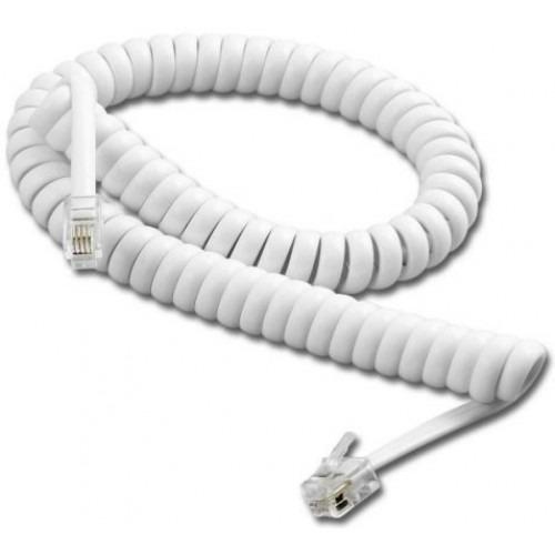 Cable Espiral De Auricular Para Teléfono Corto Pack De 2
