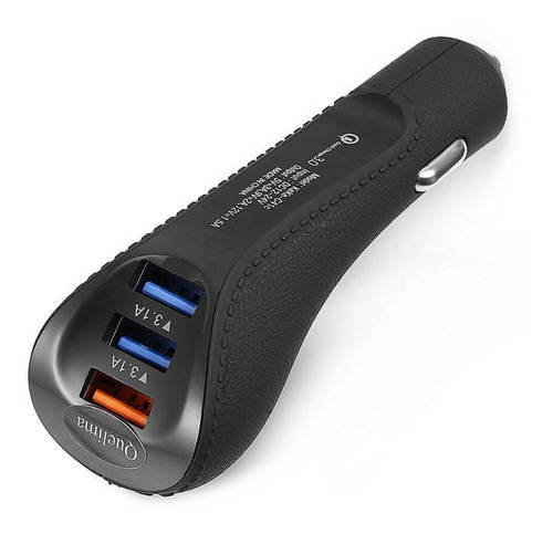 Cargador De Carro Qc3.0 Usb Para Teléfono Móvil,