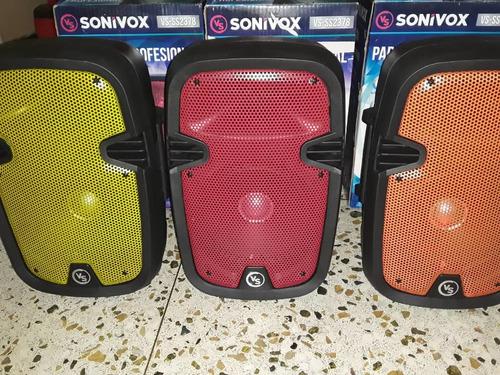 Corneta Amplificada 8 Pulgada Sonivox Bluetooth Portátil