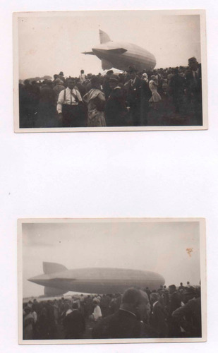 Fotografías Antiguas Alemania Dirigible Zeppelin