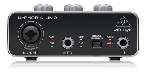 Interfaz De Audio Behringer U-phoria Um-2