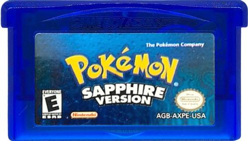 Juego Original Pokemon Sapphire Version Para Gba (20v)