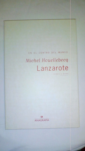 Lanzarote- Michel Houellebecq