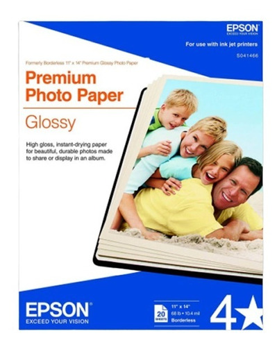 Papel Fotografia Epson Premium Glossy 29 Hojas 8x10 Pulgadas