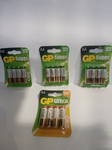 Pilas O Baterias Gp Super Blister De 4unidades