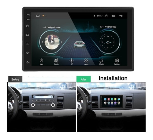 Reproductor Androit 9.0 2 Din Gps Wifi 16g