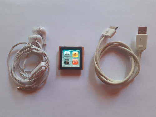 iPod Nano 6ta Generación 16gb Cable Usb Y Audifonos