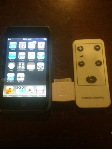 iPod Touch 2da Gen. 8 Gb + Transmisor C/r + Bateria. Detalle