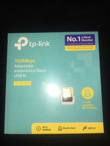 Adaptador Inalámbrico Nano Usb N Tp-link 150mbps