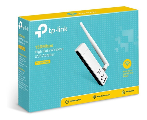 Adaptador Inalámbrico Usb Antena Wifi Tp Link Tl Wn722n