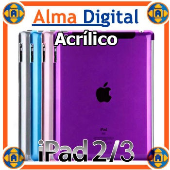 Carcasa Acrilico iPad 2 3 4 Estuche Protector Plastico Apple
