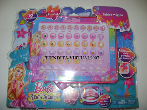 Computadora iPad Barbie Pc Tablet Español Juguete Niña