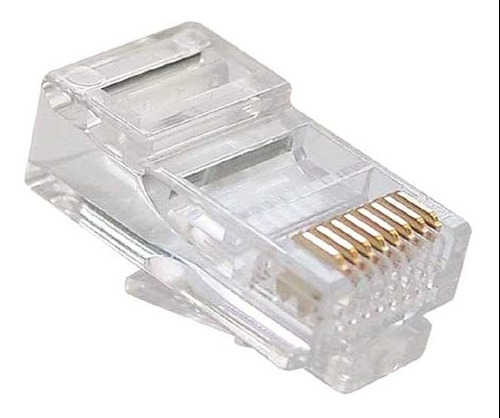 Conector Rj45 Cat5e Caja 100und Utp Jack Coupler Red