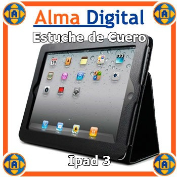 Estuche Cuero iPad 2 3 4 Forro Protector Tablet Apple Funda