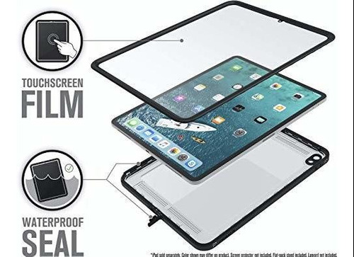 Estuche Impermeable Para iPad Pro Negro Stealth