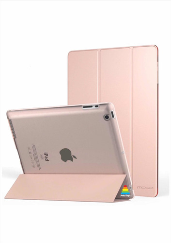 Estuche Para iPad 2,3 Y 4 Color Oro Rosado Marca Moko