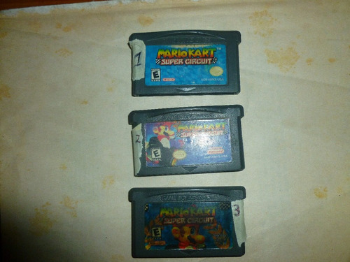 Mario Kart Super Circuito Para Game Boy Advance 10v