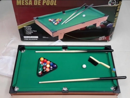 Mesa De Pool Jeidy Toys Con Todos Sus Accesorios En 100 Vrds