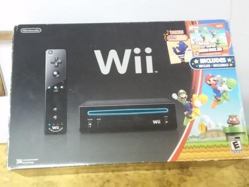 Nintendo Wii Black, Newt Mario Brons