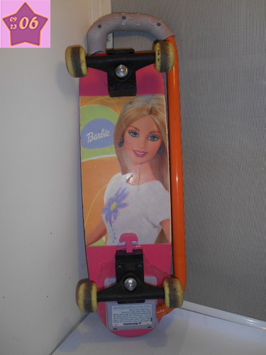 Patineta Barbie Con Manubrio 8verdes