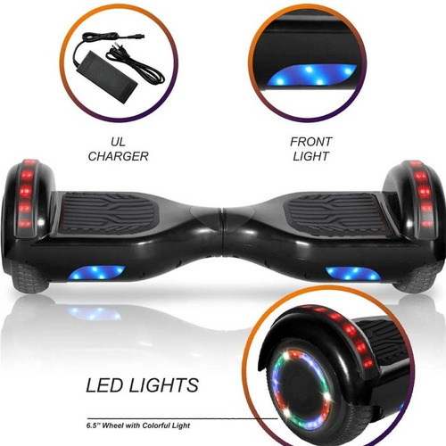 Patineta Hoverboard Con Luces Led