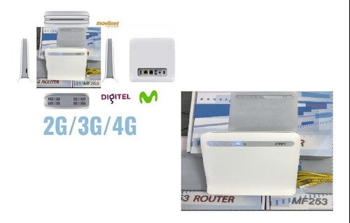 Router 2g/3g/4g-lte Zte Mf-253 Wifi Movistar Digitel Movilne