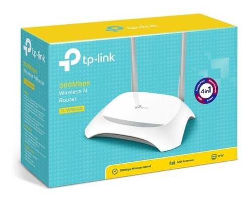 Router Inalambrico Tp-link Tl-wr840n 300mbps 2 Antenas Wifi